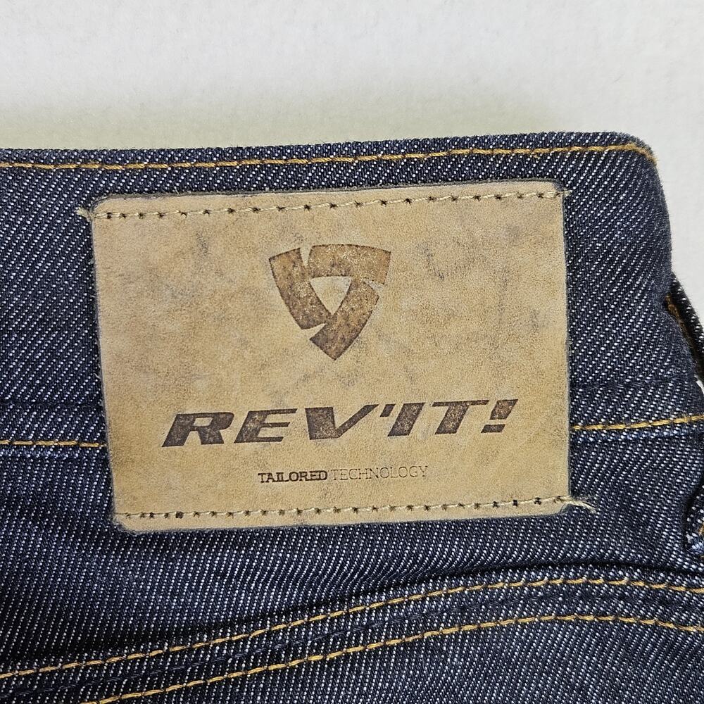 REV'IT Lombard 2 Motorcycle Jeans Mens 32 Cordura Blue Denim Biker Riding Casual - Picture 8 of 16